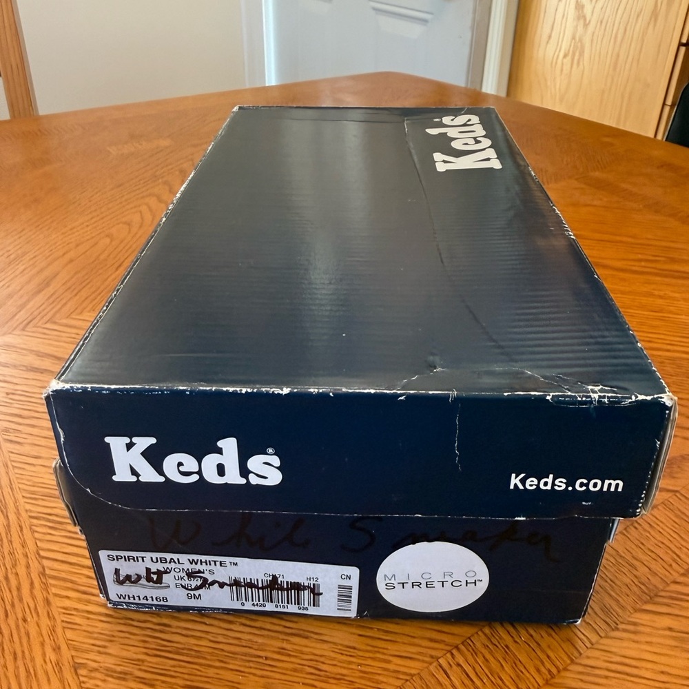 Keds Spirit Ubal White Sneakers Size 9 - Picture 8 of 11